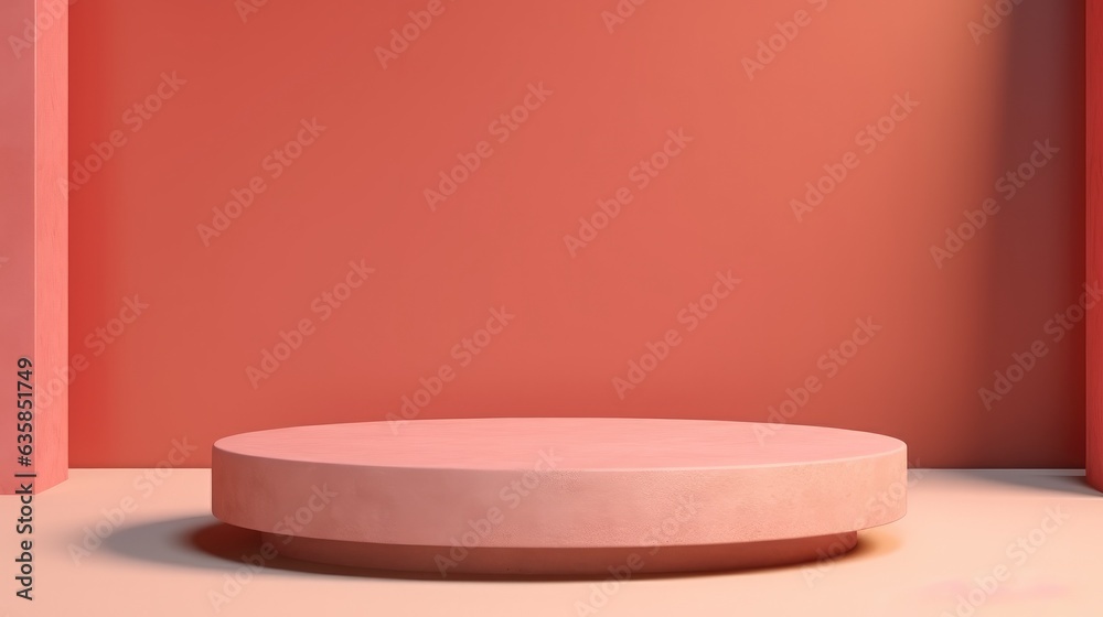 Abstract product presentation pedestal podium and mock up stage platform Abstract product presentation pedestal podium and mock up stage platform