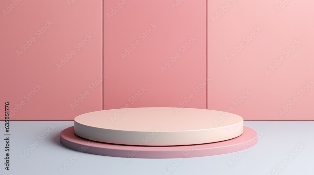 Abstract product presentation pedestal podium and mock up stage platform Abstract product presentation pedestal podium and mock up stage platform