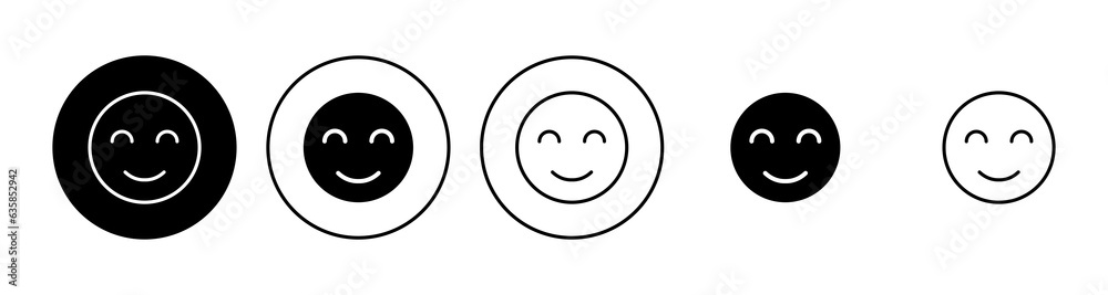smile icon set. smile emoticon icon. feedback smile icon set. smile emoticon icon. feedback