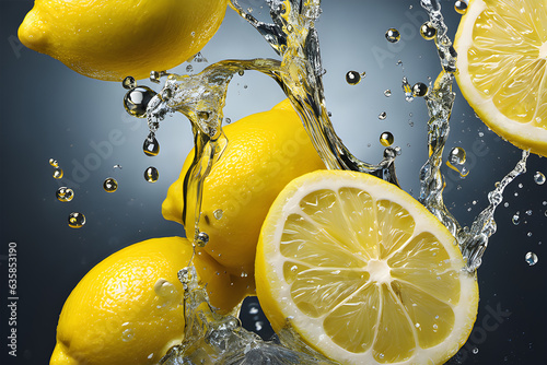 lemon in water