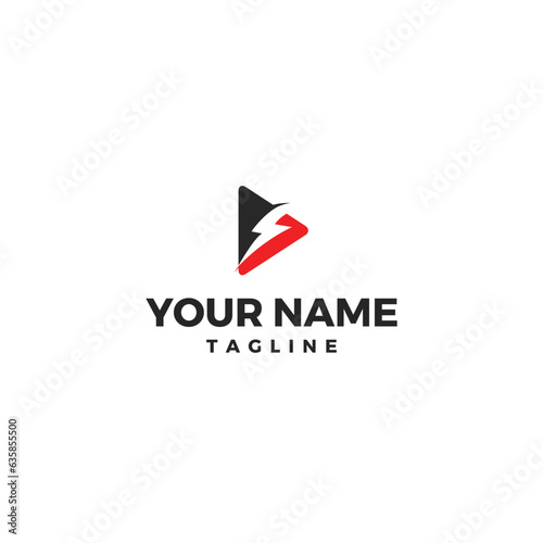 Minimalist modern electrical logo design for electronics business. Free Download Minimalist modern electrical logo design for electronics business. - GFXLoad