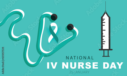 National IV Nurse day. background, banner, card, poster, template. Vector illustration.