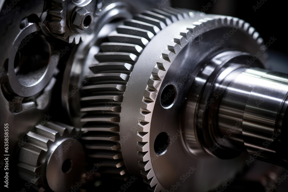Precision Engineered Macro Shot: Interlocking Metal Gears for Efficient Power Transmission in Advanced Transmission Gear System Precision Engineered Macro Shot: Interlocking Metal Gears for Efficient Power Transmission in Advanced Transmission Gear System