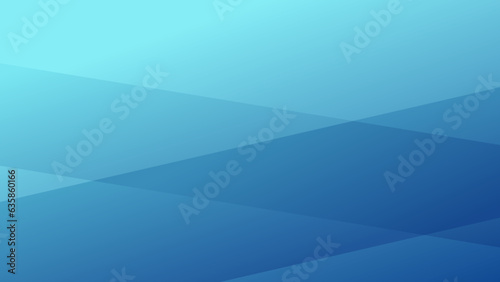 Blue abstract line background presentation template	
