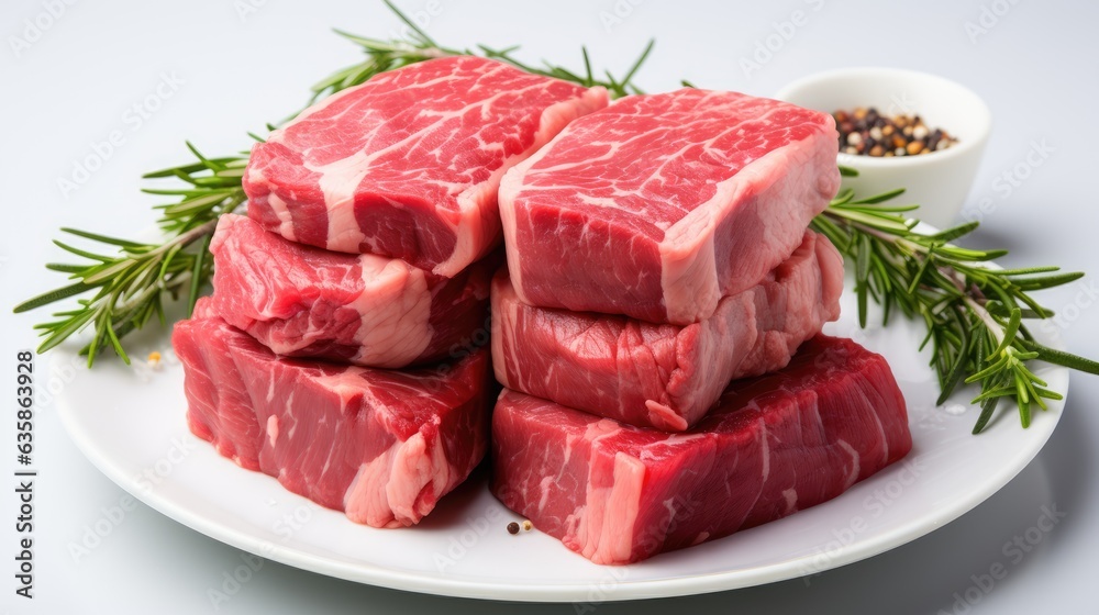 beef isolated on white background beef isolated on white background