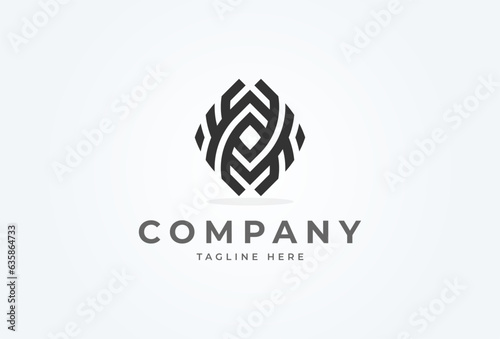 Initial VA or AV Logo. monogram logo design combination of letters V and A. Flat Vector Logo Design Template. vector illustration