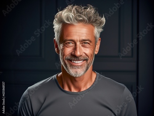 Attractive mature man portr...