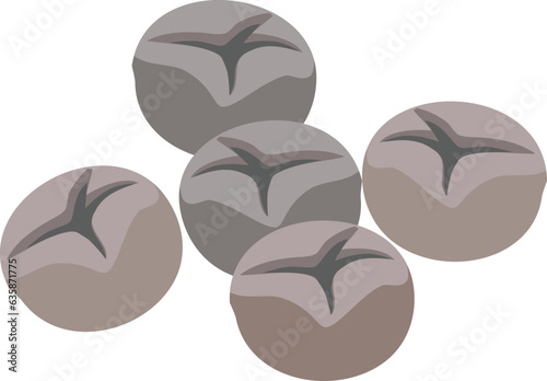 Meatball tasty Food vector cartoon Illustration.For design elements, mascot,  menu, advertising, banners, stickers