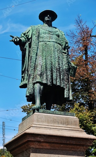 Joachim Vadian, Reformator, Denkmal, St. Gallen photo