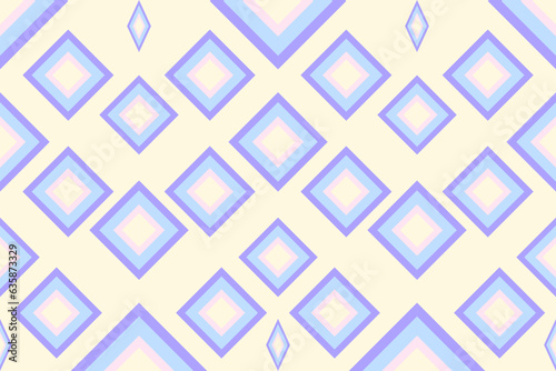 Geometric ethnic pastel color oriental pattern traditional Design for background,carpet,wallpaper,clothing,wrapping,fabric,Vector illustration.embroidery style.