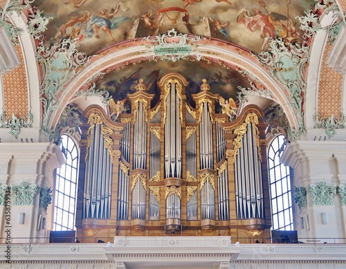 St. Gallen, Kathedrale, Inneres, Orgelprospekt