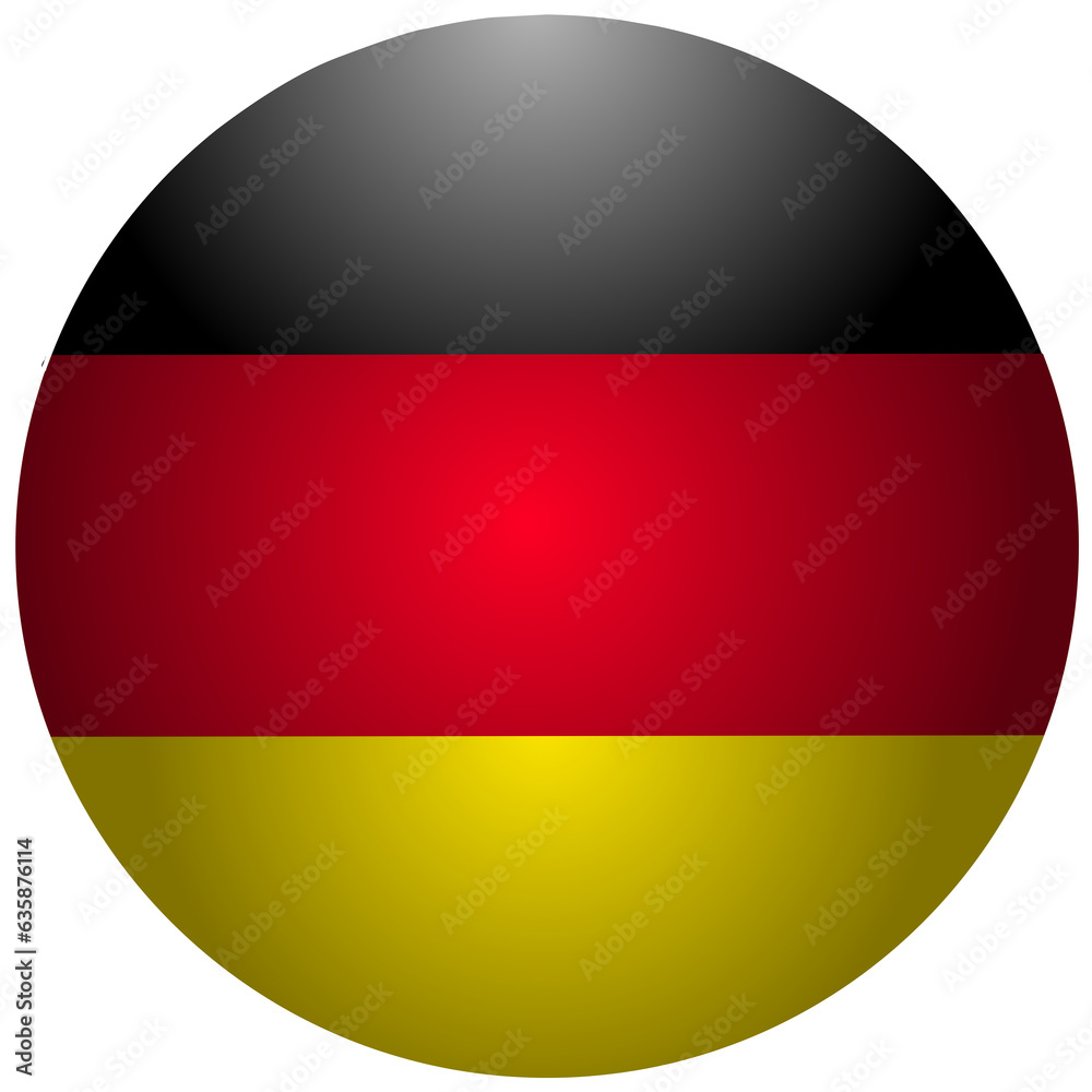 Naklejka premium german flag button