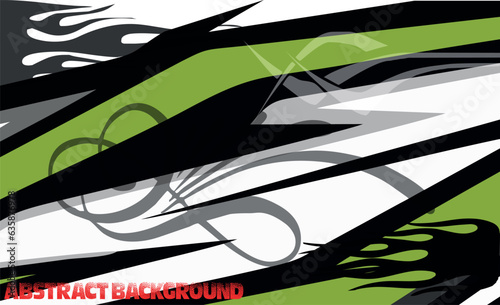 Abstract graphic line racing background kit vector design for vehicle, race car, rally, banner and livery wrapping