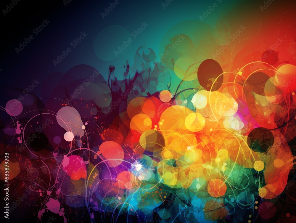 Obraz premium colorful abstract background for desktop and wallpaper