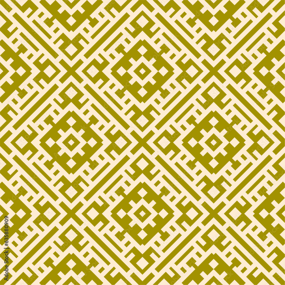 Seamless Batik Textile Fabric Ornament Pattern Wallpaper Background