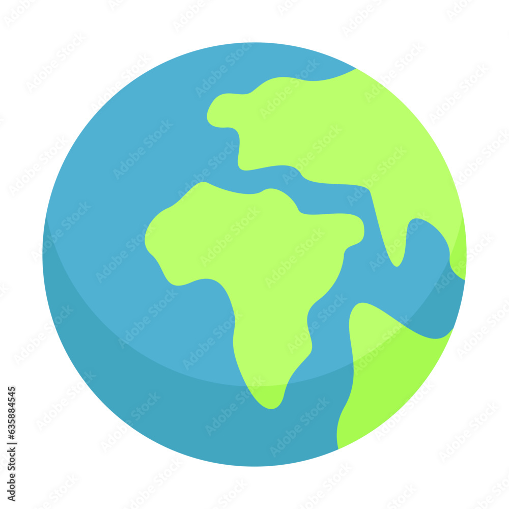 Earth globe illustration Earth globe illustration