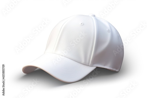  Mock up. baseball cap isolated on white