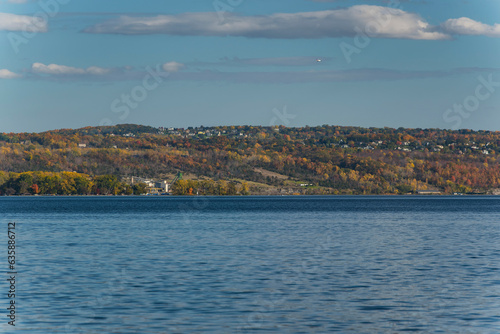 Cayuga lake Ithaca New York Autumn