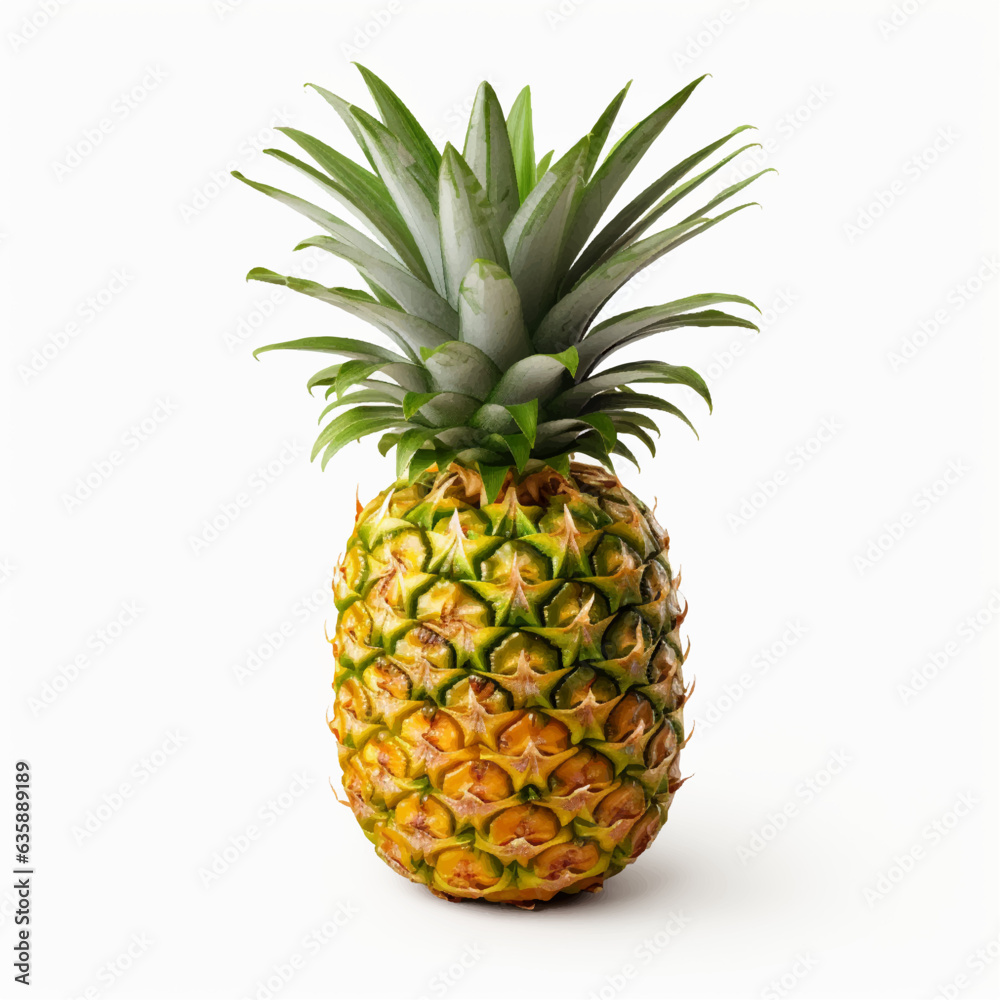Obraz premium pineapple isolated on white