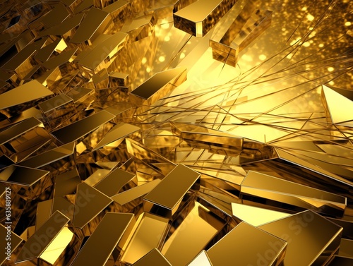 gold abstract background for desktop and wallpaper
