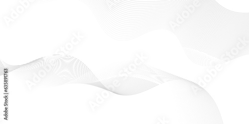Abstract background with waves lines digital blend flow technology science futuristtic transparent background. Grey white abstract background with flowing particles. Digital future technology concept.