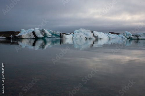 Jökulsárlón Glacier Lagoon is a lake dotted with towering icebergs carved from the Breiðamerkurjökull glacier. © Gulnara