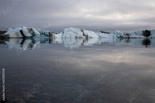 Jökulsárlón Glacier Lagoon is a lake dotted with towering icebergs carved from the Breiðamerkurjökull glacier.