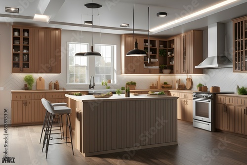 American-style kitchen