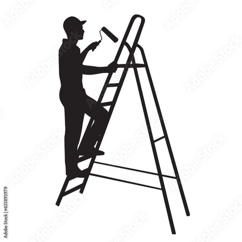 painter silhouette