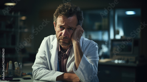 stressed doctor