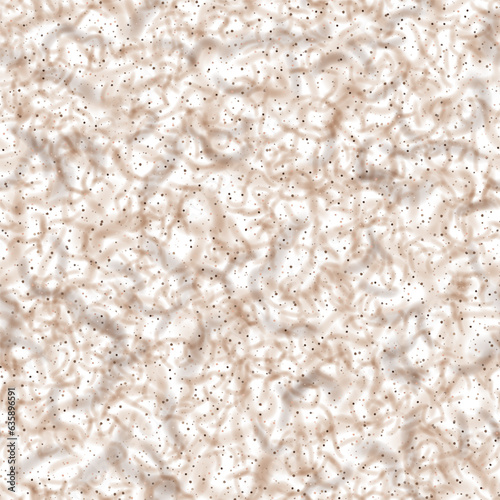 Flecked beige terrazzo marble countertop seamless pattern with mottled texture. Wild granite mottled texture. Wall or floor tile noise surface. Abstract background. Dotted stone material