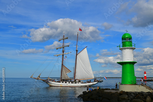 The Hanse Sail in Rostock is the largest maritime festival in Mecklenburg (Germany) and one of the largest in Europe. photo