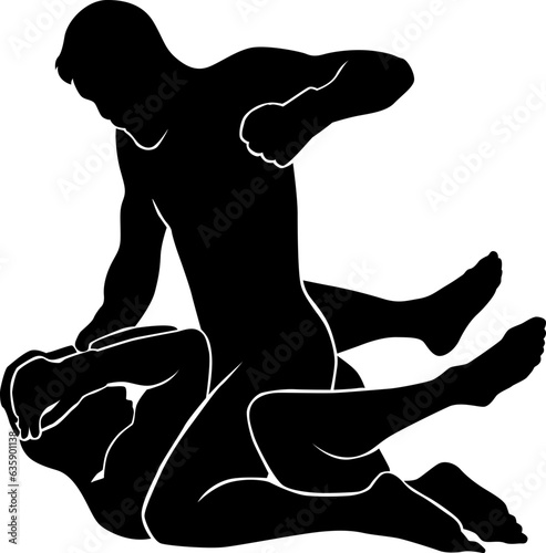 MMA silhouette 
