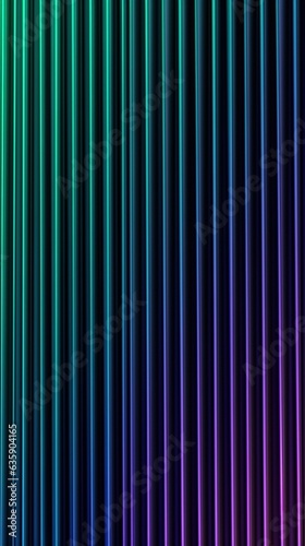 abstract glowing green purple blue lines background