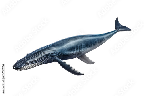 Whale isolated on transparent background PNG