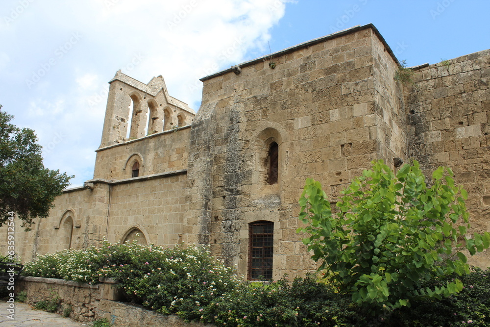 Bellapais Abbey Kyrenia North Cyprus sunny day