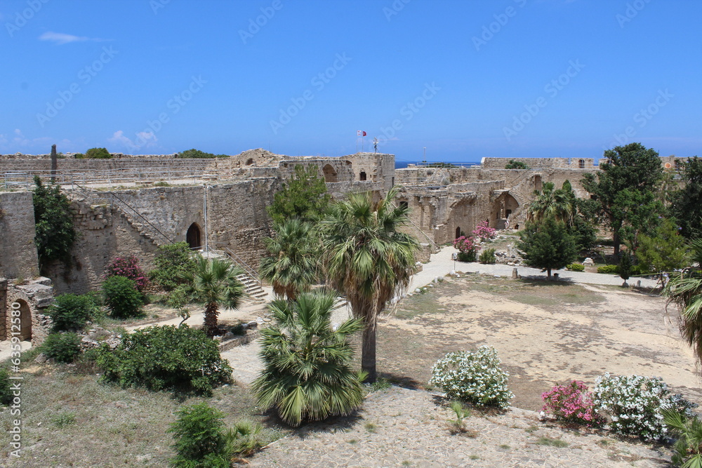 Kyrenia Castle North Cyprus sunny day