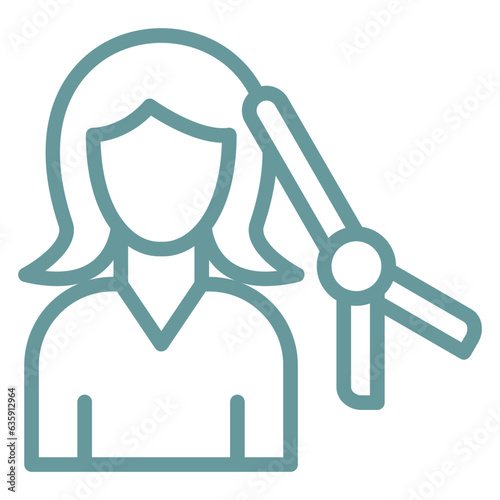 Vector Design Curling Icon Style
