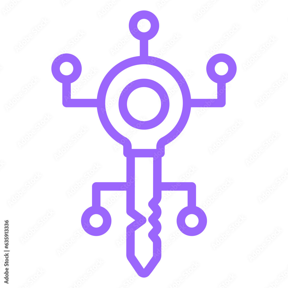 Vector Design Key Encryption Icon Style Vector Design Key Encryption Icon Style