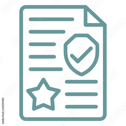 Vector Design Policy Icon Style