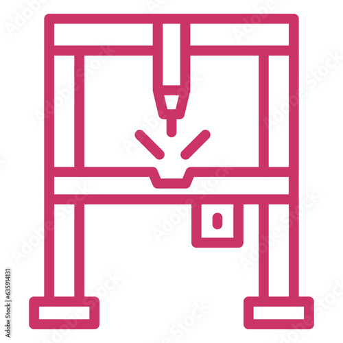 Vector Design Plasma Laser Icon Style