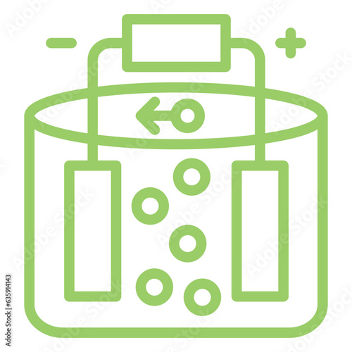 Vector Design Electrolysis Icon Style