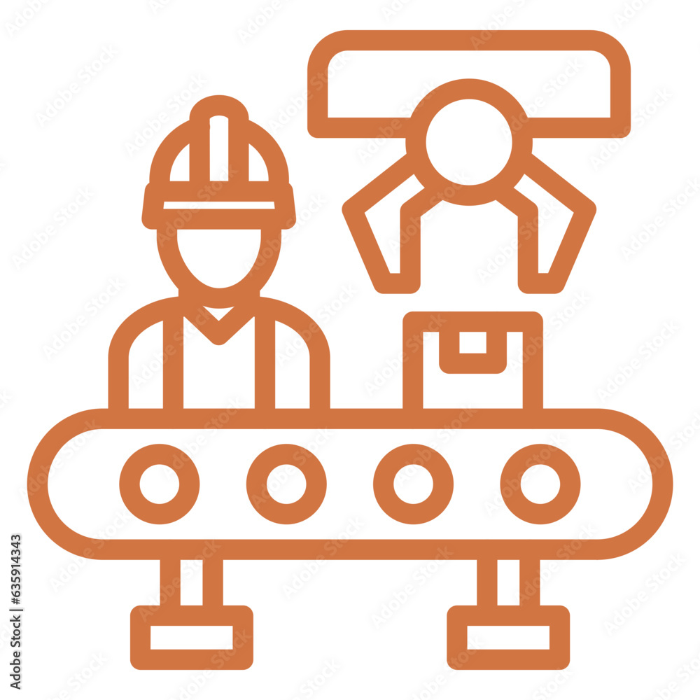 Vector Design Manufacture Icon Style Vector Design Manufacture Icon Style