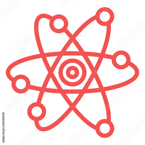 Vector Design Atom Icon Style