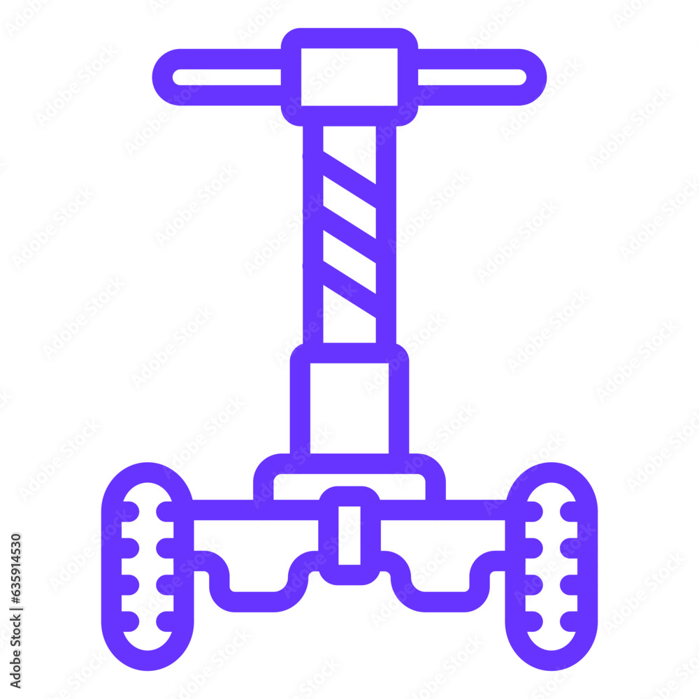Vector Design Police Segway Icon Style Vector Design Police Segway Icon Style