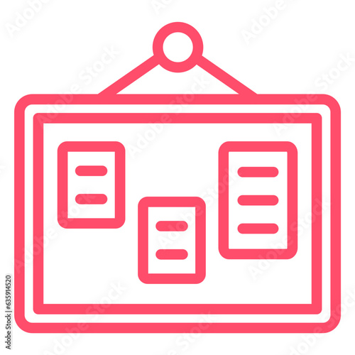 Vector Design Pinboard Icon Style