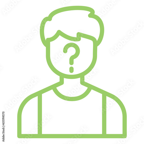 Vector Design Suspect Icon Style