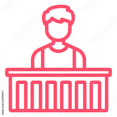 Vector Design Witness Icon Style