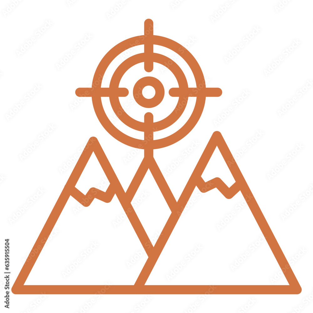 Vector Design Mission Icon Style Vector Design Mission Icon Style