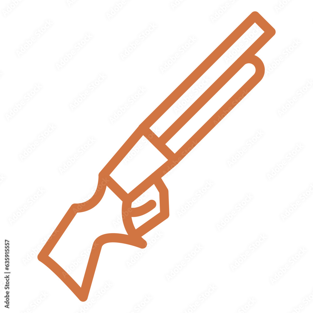 Vector Design Shotgun Icon Style Vector Design Shotgun Icon Style